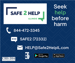 Safe2Help Illinois - Seek help before harm