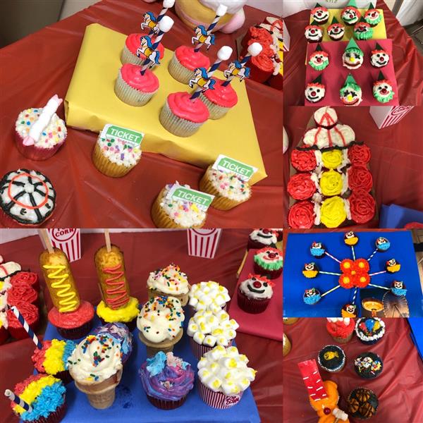 Cupcake Wars contest presentation.