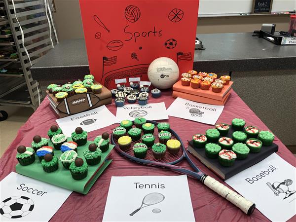 Cupcake Wars contest presentation.